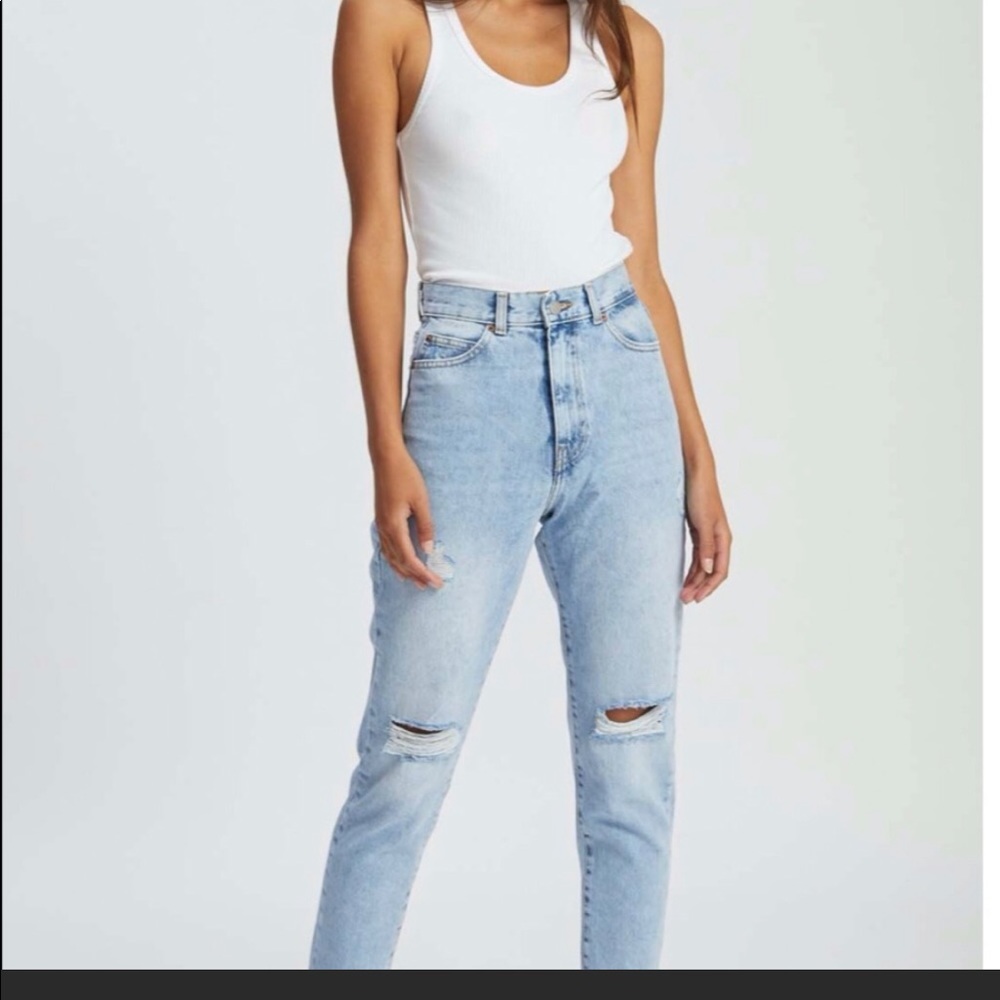 Dr. Denim Nora Destiny Blue Ripped jean Light wash